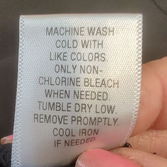 Black Blouse Small Candie's Black Flowy Long Sleeve Shirt Blouse Y2K - Picture 8 of 8